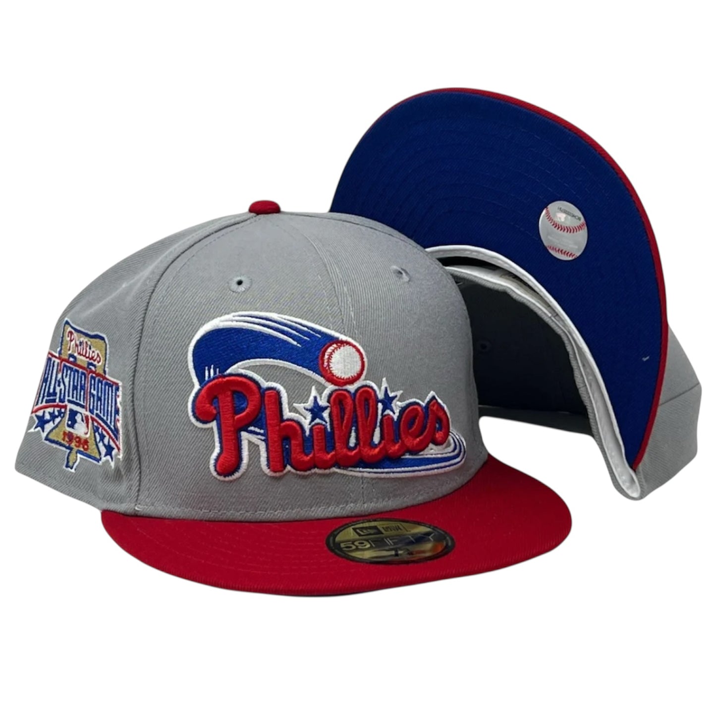 Philadelphia Phillies 1996 All Star Game Grey/Red/Blue 59FIFTY