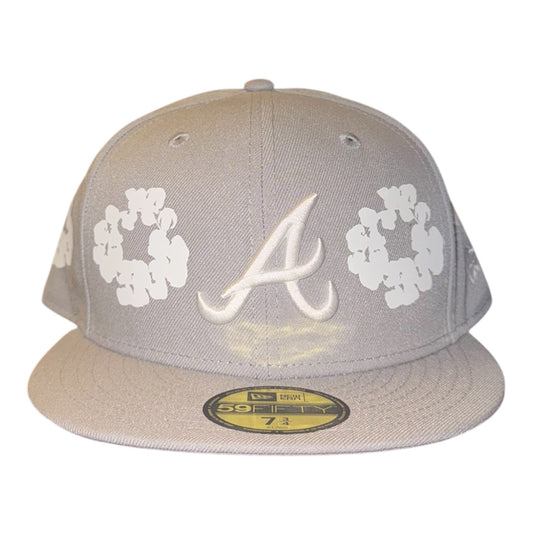 Atlanta Braves Denim Tears Grey 59FIFTY FC Exclusive