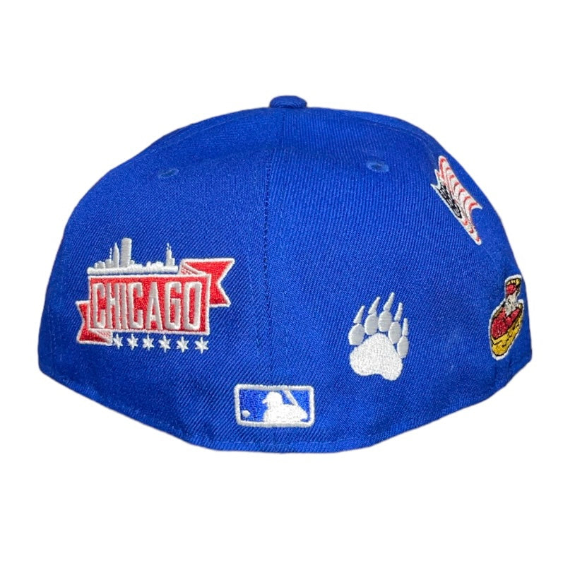 Chicago Cubs Royal Blue Script 59FIFTY