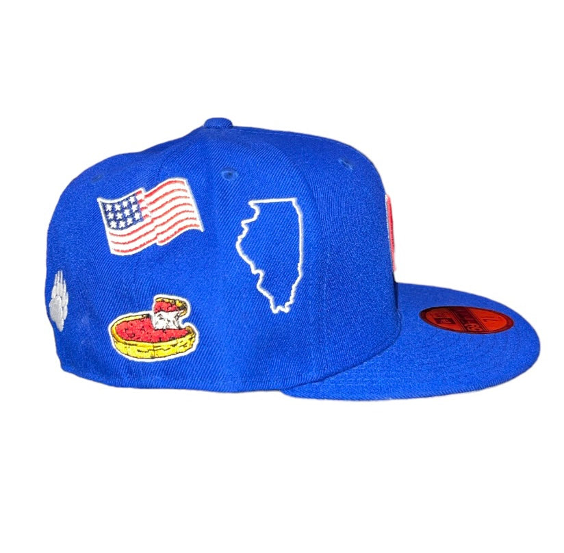 Chicago Cubs Royal Blue Script 59FIFTY