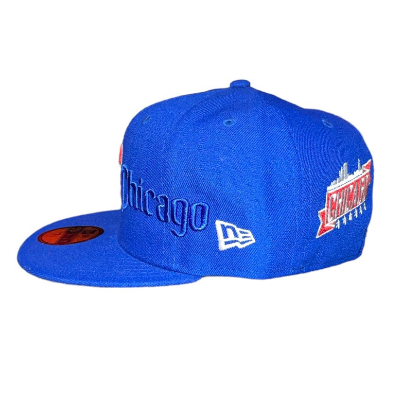 Chicago Cubs Royal Blue Script 59FIFTY
