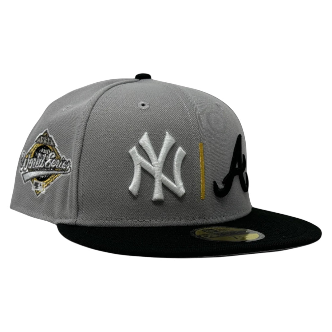 NY Yankees VS Atlanta Braves 1996 World Series Grey/Black 59FIFTY