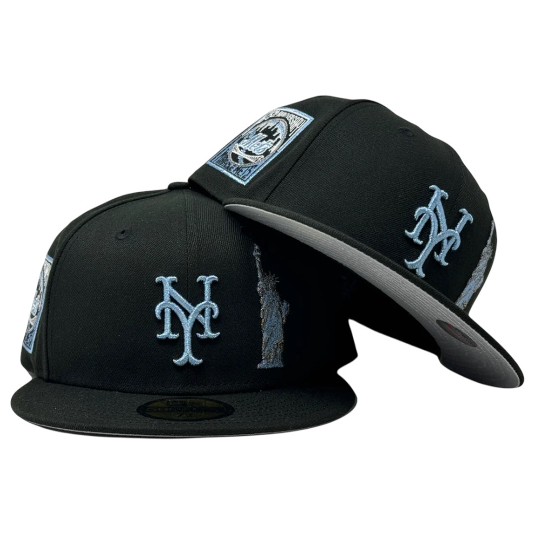 New York Mets 25th Anniversary Black/Icey Blue 59FIFTY