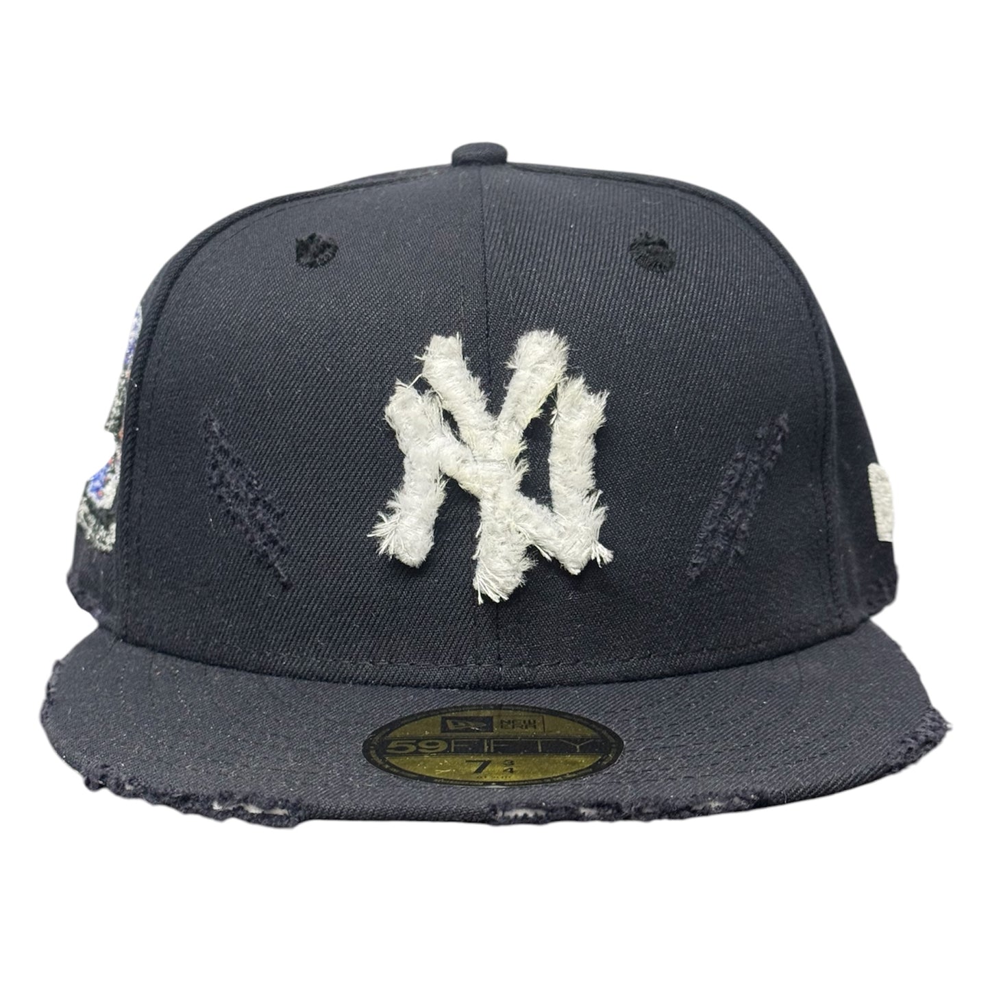 New York Yankees Subway Series Navy Distressed 59FIFTY FC Exclusive Custom