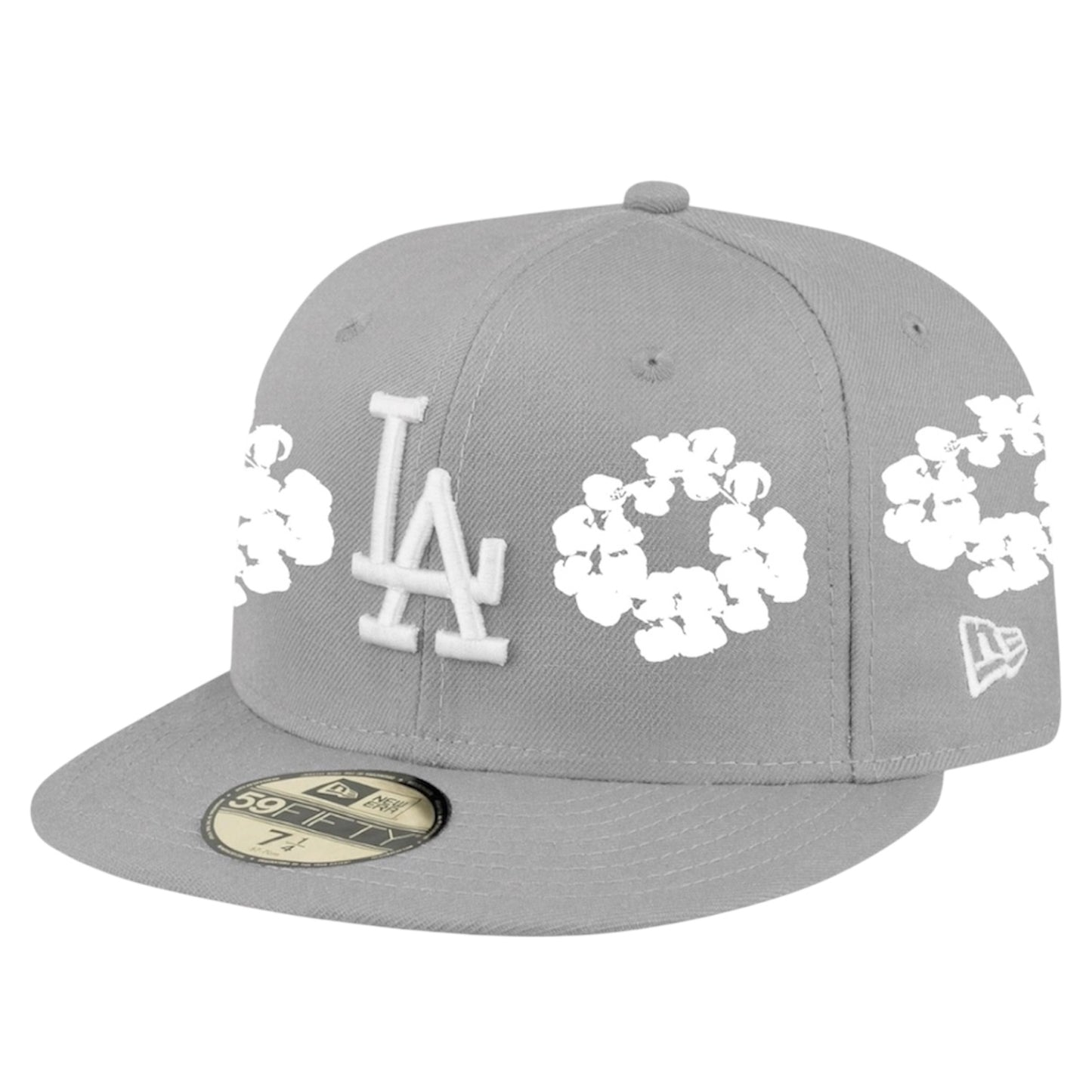 Los Angeles Dodgers Grey Denim Tears Custom 59FIFTY FC EXCLUSIVE