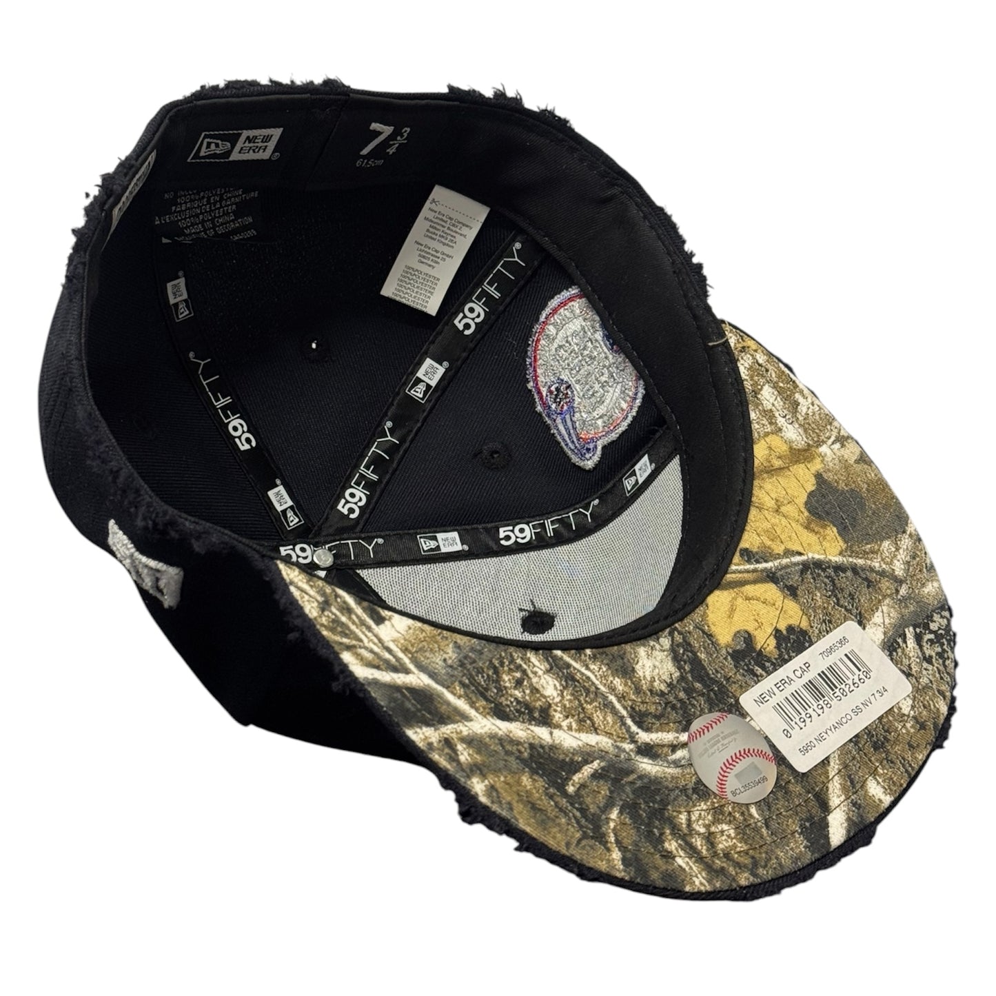New York Yankees Subway Series Navy Distressed 59FIFTY FC Exclusive Custom