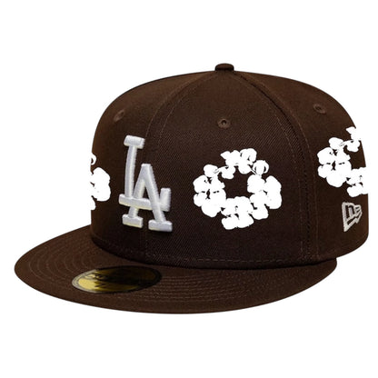 Los Angeles Dodgers Brown Denim Tears Custom 59FIFTY FC EXCLUSIVE