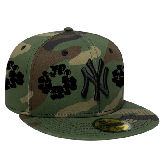 New York Yankees Camo Denim Tears 59FIFTY FC EXCLUSIVE Custom