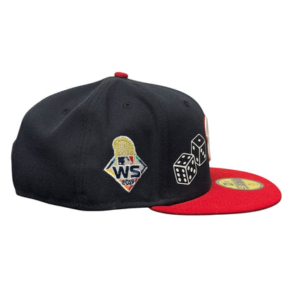 Washington Nationals Casino Navy/Red 59FIFTY FC Exclusive Custom