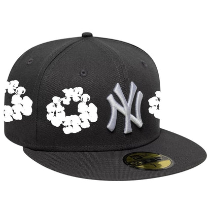 New York Yankees Grey Denim Tears 59FIFTY FC EXCLUSIVE Custom