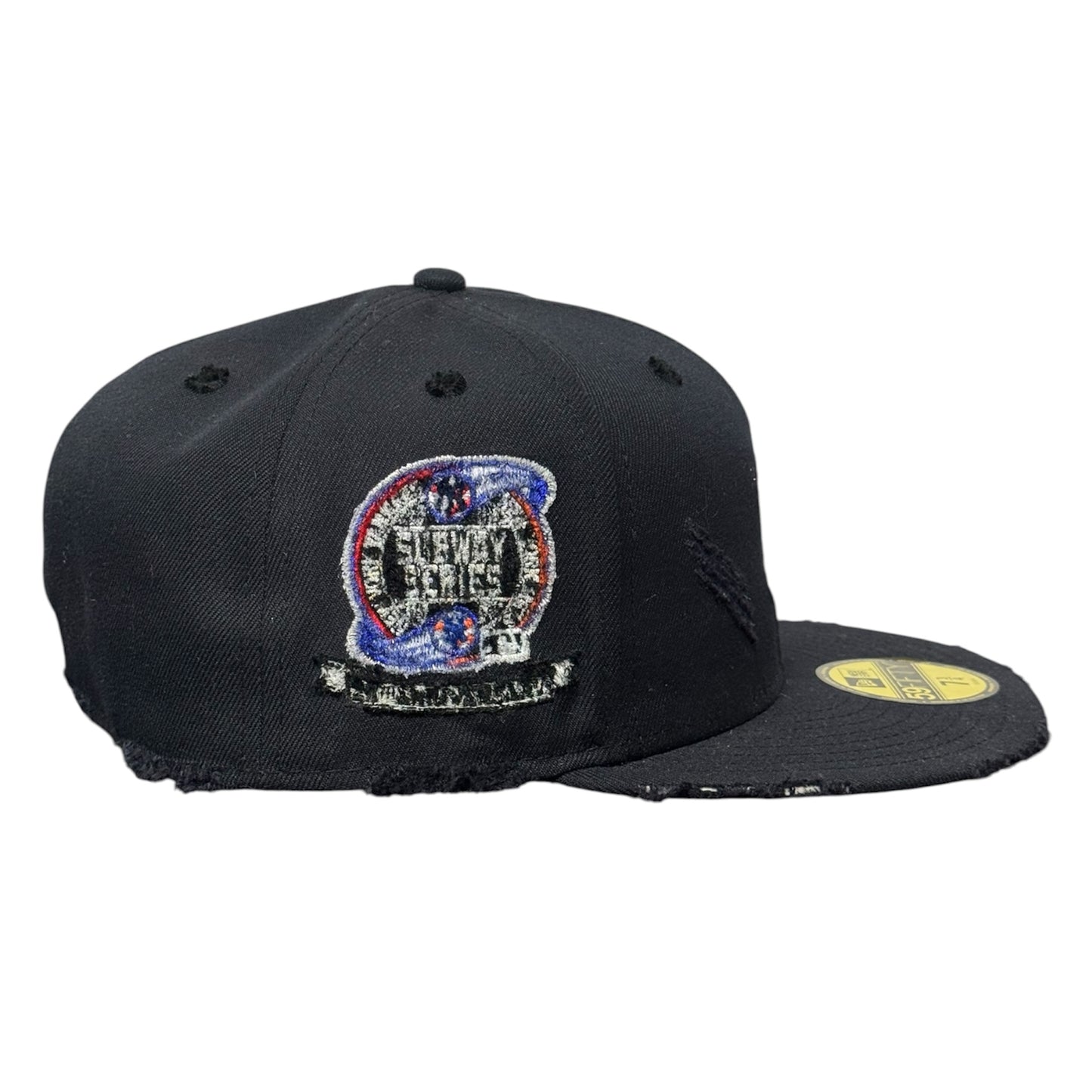 New York Yankees Subway Series Navy Distressed 59FIFTY FC Exclusive Custom