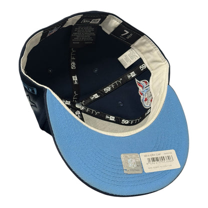 Tennesse Titans Iced out Navy Blue All Over stars 59FIFTY FC Exclusive Custom
