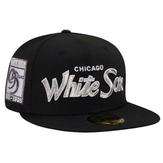 Chicago White Sox Script Black 59FIFTY