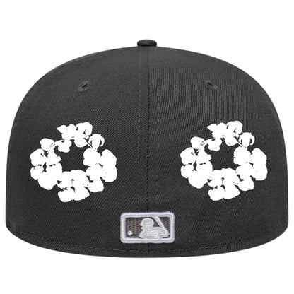 New York Yankees Grey Denim Tears 59FIFTY FC EXCLUSIVE Custom