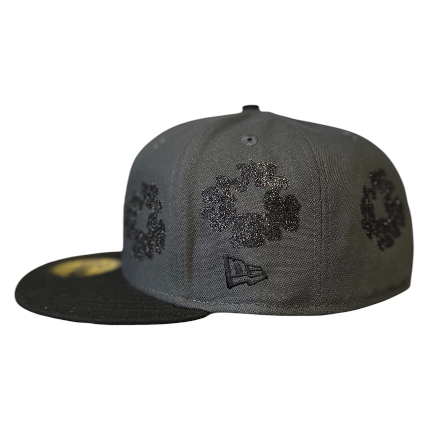 Seattle Mariners Dark Grey/Black Denim 59FIFTY FC Exclusive Custom