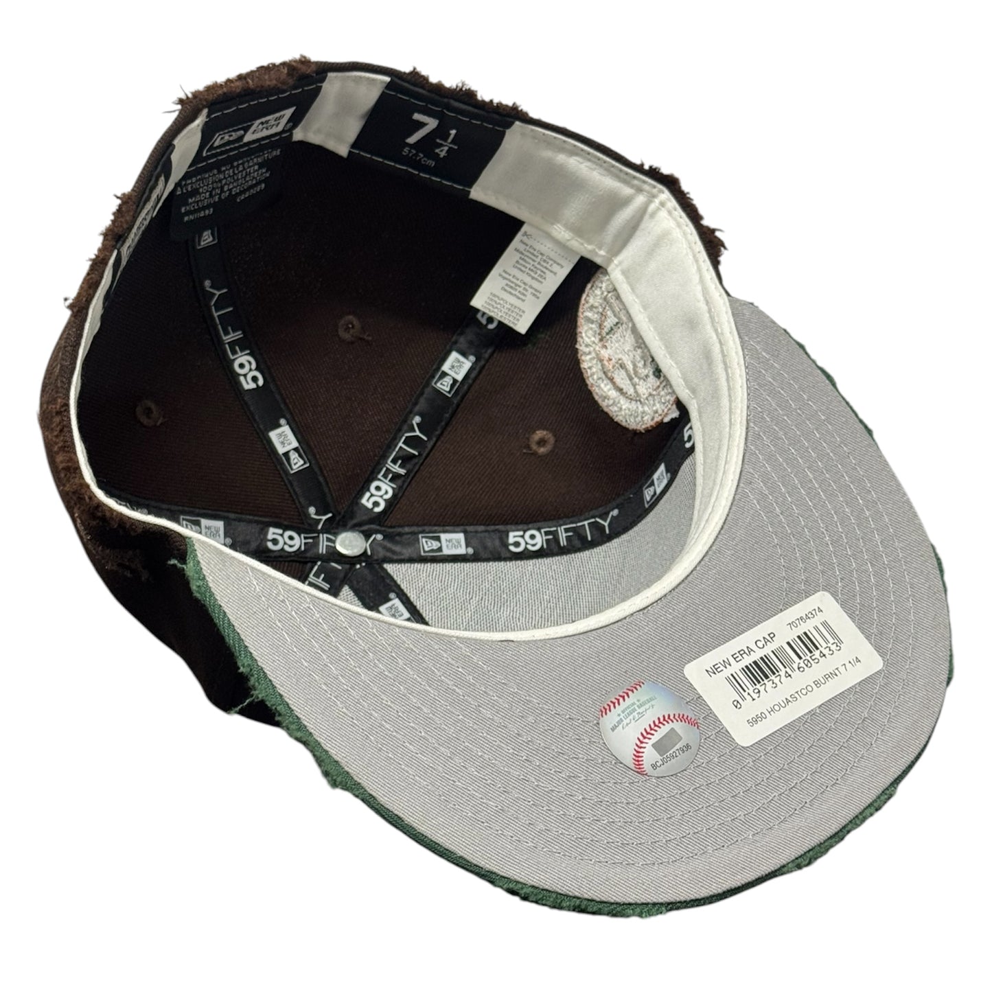 Houston Astros Brown/Green Distressed 59FIFTY FC Exclusive Custom
