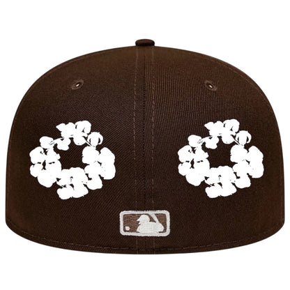 New York Yankees Brown Denim Tears 59FIFTY FC EXCLUSIVE Custom