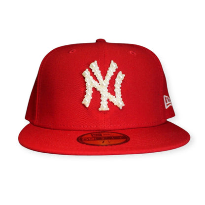 New York Yankees Pearl Logo Red 59FIFTY