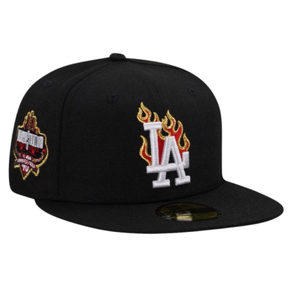 Los Angeles Dodgers Fire Black/Red 59FIFTY