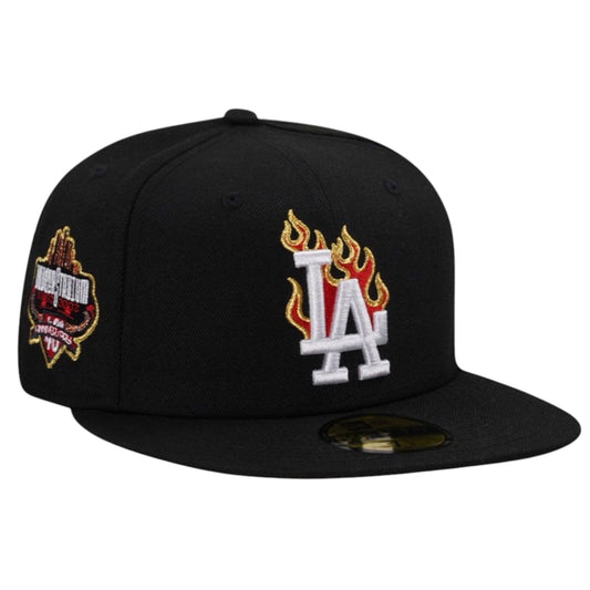 Los Angeles Dodgers Fire Black/Red 59FIFTY