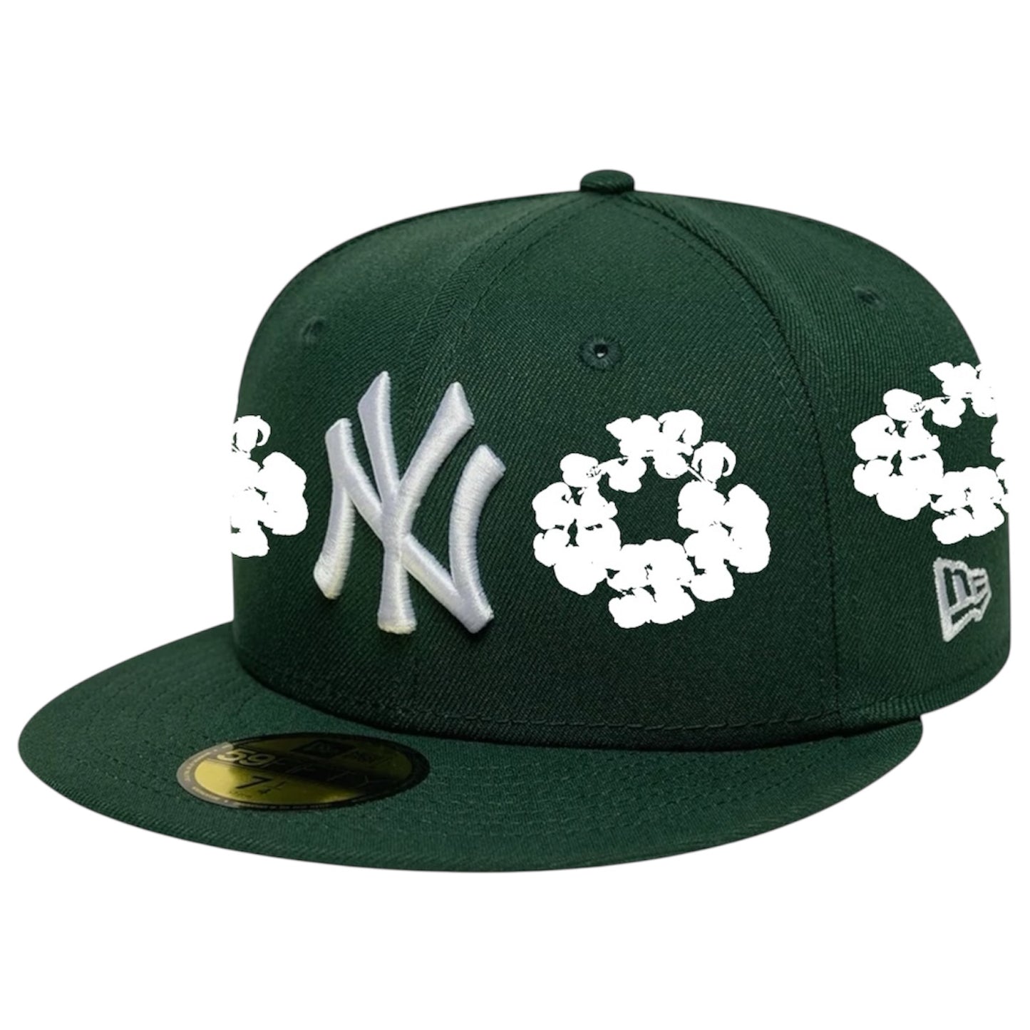 New York Yankees Brown Denim Tears 59FIFTY FC EXCLUSIVE Custom