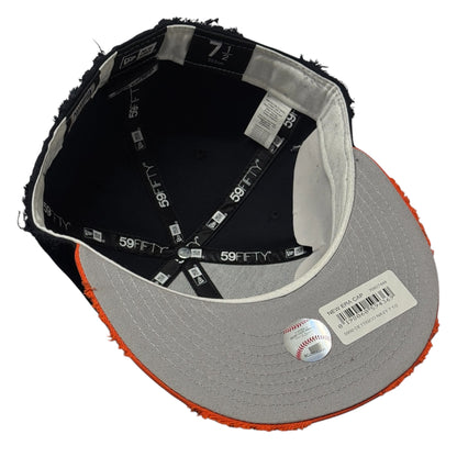 Detroit Tigers Navy/Orange Distressed 59FIFTY FC Exclusive Custom