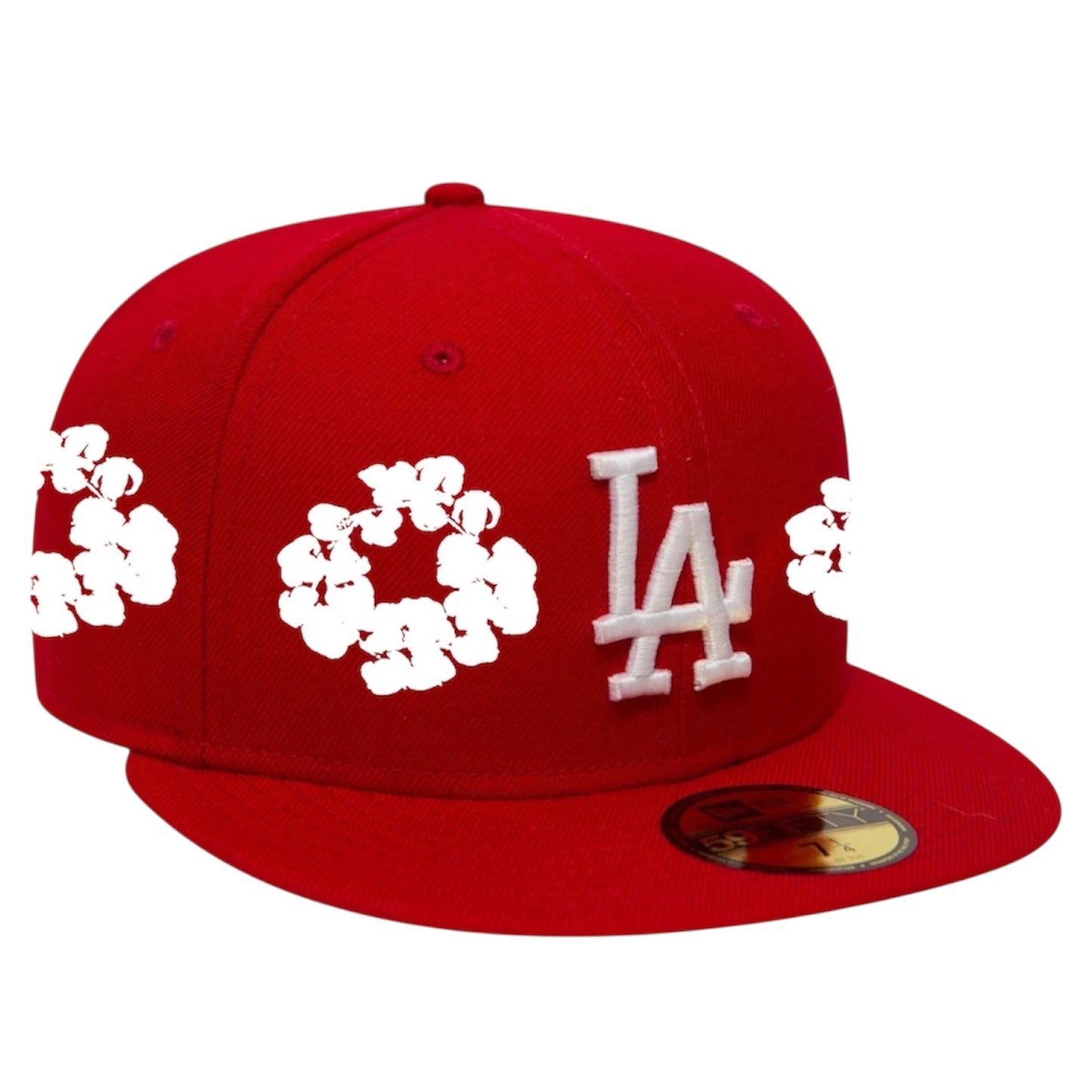 Los Angeles Dodgers Red Denim Tears Custom 59FIFTY FC EXCLUSIVE