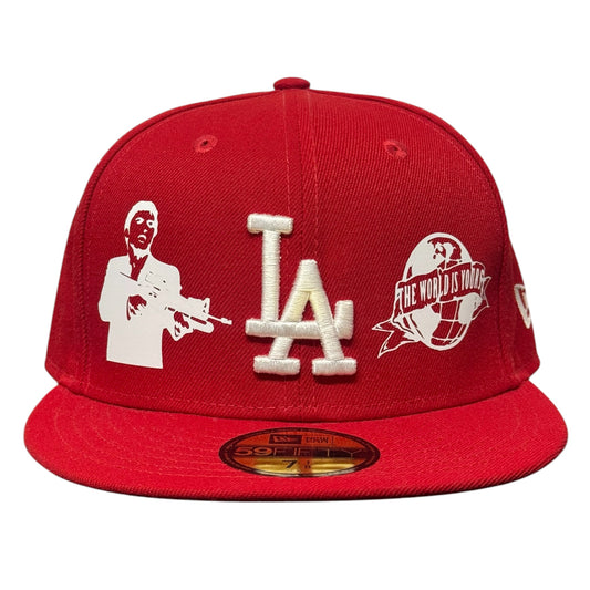 Los Angeles Dodgers Scarface Red 59FIFTY FC Exclusive Custom