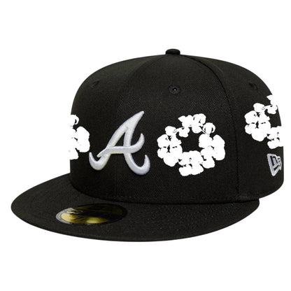 Atlanta Braves Black Denim Tears Custom 59FIFTY FC EXCLUSIVE