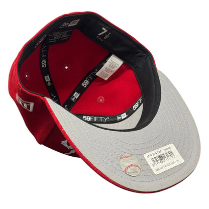 New York Yankees Iced Out Middle Fingers Red 59FIFTY FC Exclusive Custom