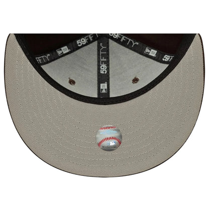 Los Angeles Dodgers Brown Denim Tears Custom 59FIFTY FC EXCLUSIVE