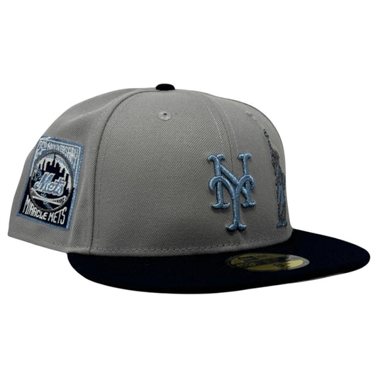 New York Mets 25th Anniversary Grey/Icy Blue 59FIFTY