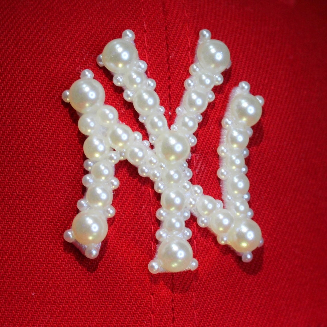 New York Yankees Pearl Logo Red 59FIFTY