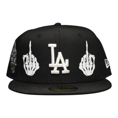 Los Angeles Dodgers Skeleton Middle Finger 59FIFTY