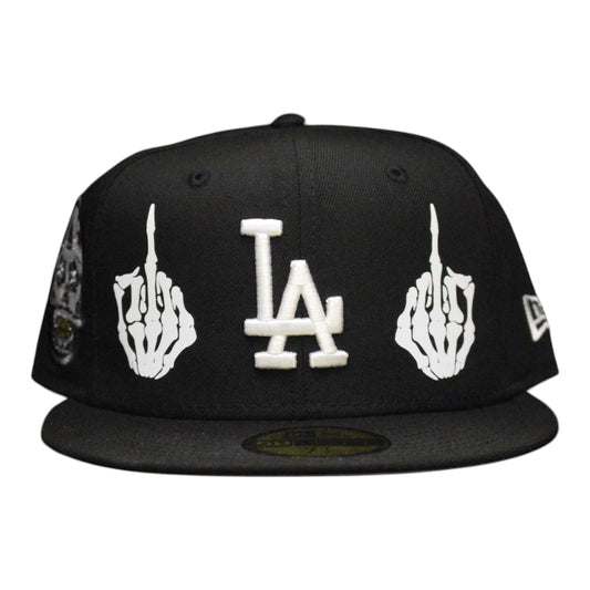 Los Angeles Dodgers Skeleton Middle Finger 59FIFTY