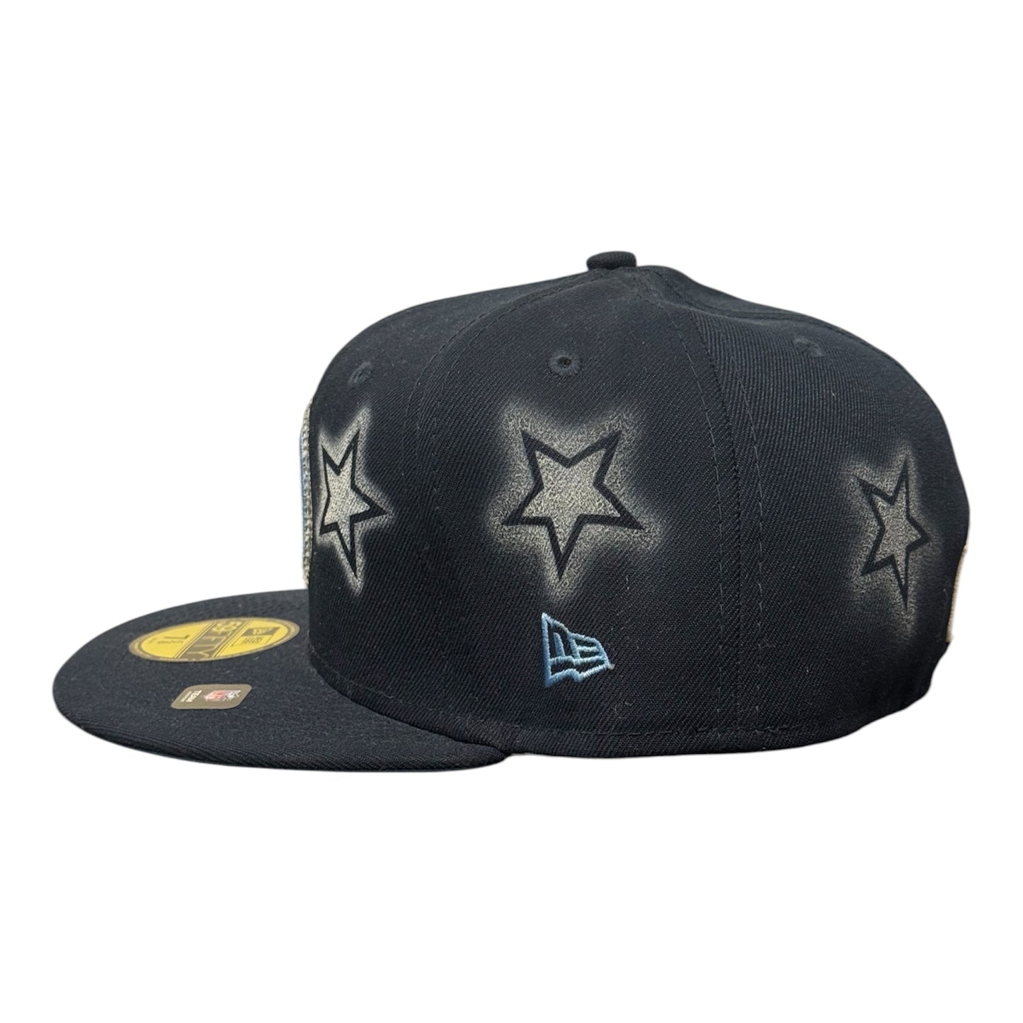 Tennesse Titans Iced out Navy Blue All Over stars 59FIFTY FC Exclusive Custom