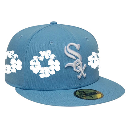 Chicago White Sox Baby Blue Denim Tears Custom 59FIFTY FC EXCLUSIVE