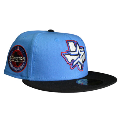 Houston Astros Blue Celebrating 45 Years Side Patch Two Tone 59FIFTY