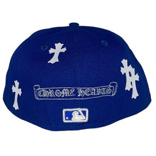 Load image into Gallery viewer, FC EXCLUSIVE NEW YORK YANKEES BLUE CHROME HEARTS 59FIFTY
