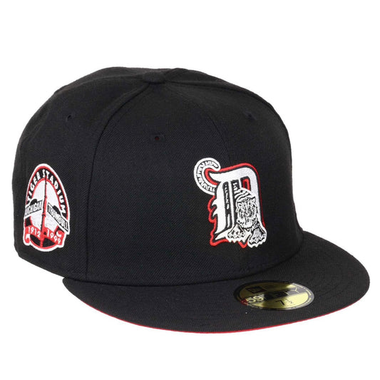 Detroit Tigers Tiger Stadium Side Patch Black/Red 59FIFTY