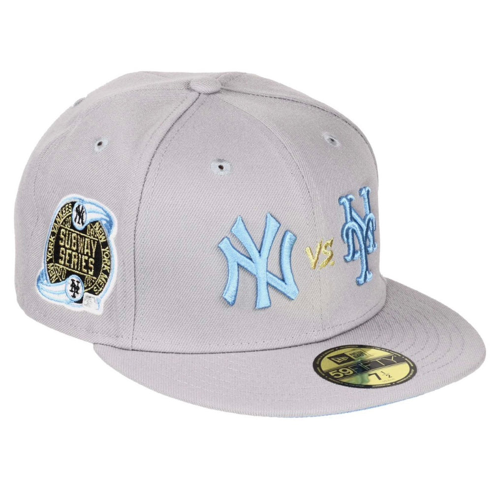 NY Yankees VS NY Mets Subway Series Grey/Icy Blue 59FIFTY