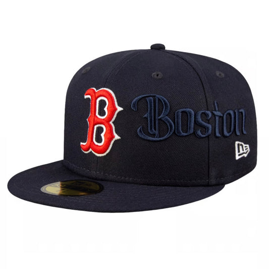 Boston Red Sox Script Navy 59FIFTY