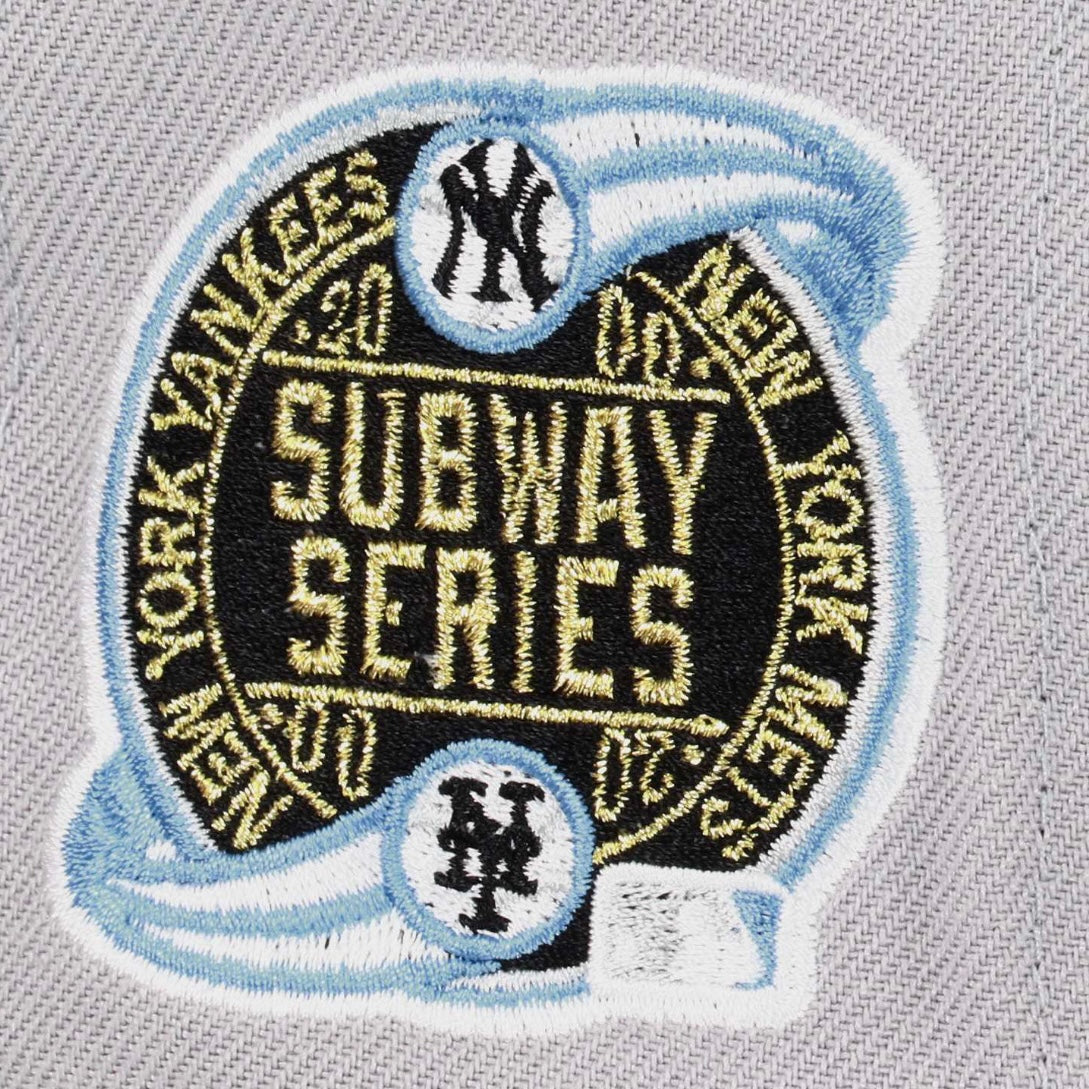 NY Yankees VS NY Mets Subway Series Grey/Icy Blue 59FIFTY