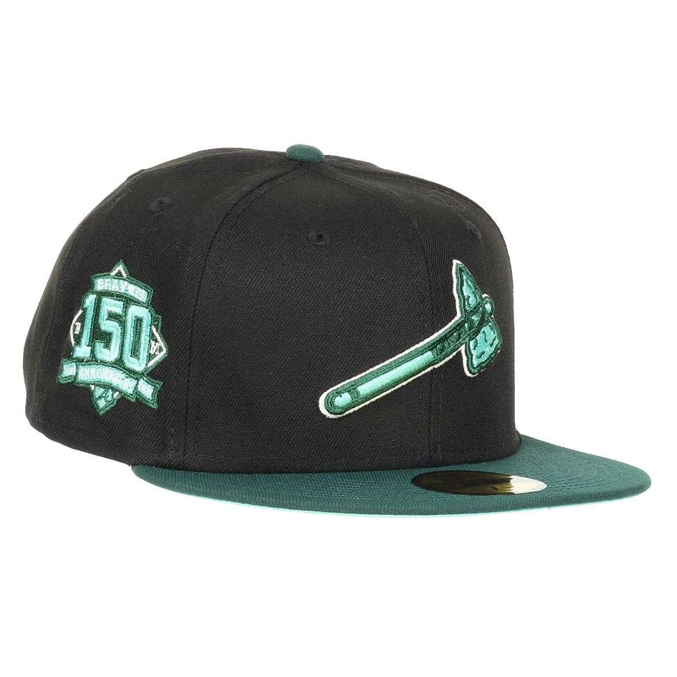 Atlanta Braves 150th Anniversary Dark Green Two Tone 59FIFTY