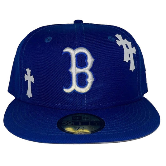 FC EXCLUSIVE BOSTON RED SOX CHROME HEARTS BLUE 59FIFTY