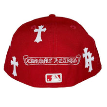 Load image into Gallery viewer, FC EXCLUSIVE NEW YORK YANKEES RED CHROME HEARTS 59FIFTY
