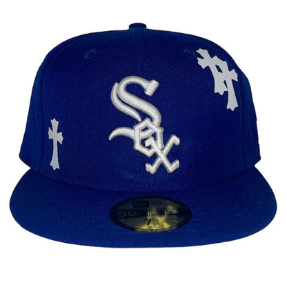 FC EXCLUSIVE CHICAGO WHITE SOX  BLUE CHROME HEARTS 59FIFTY