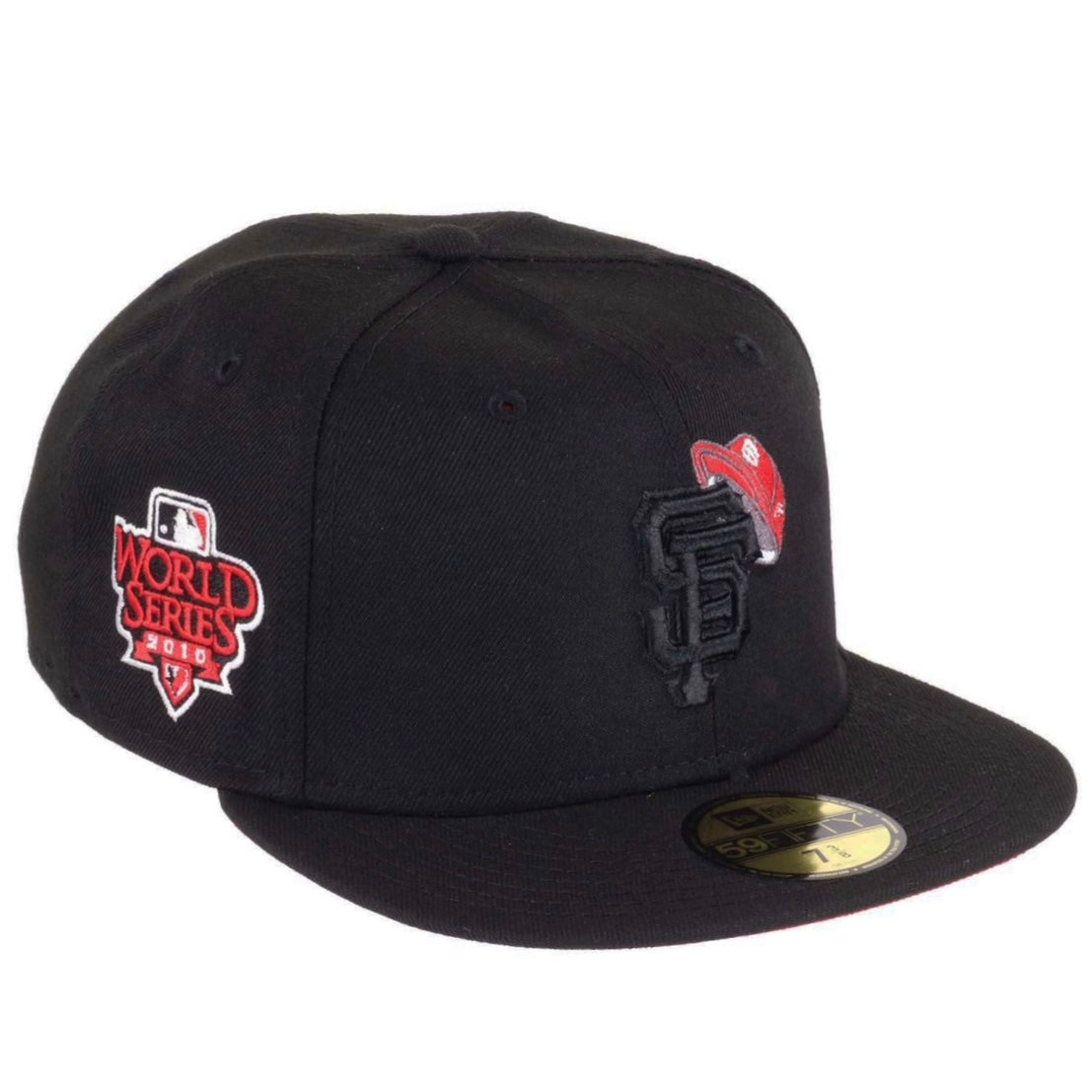 San Francisco World Series 2010 Cap On Cap Black/Red 59FIFTY