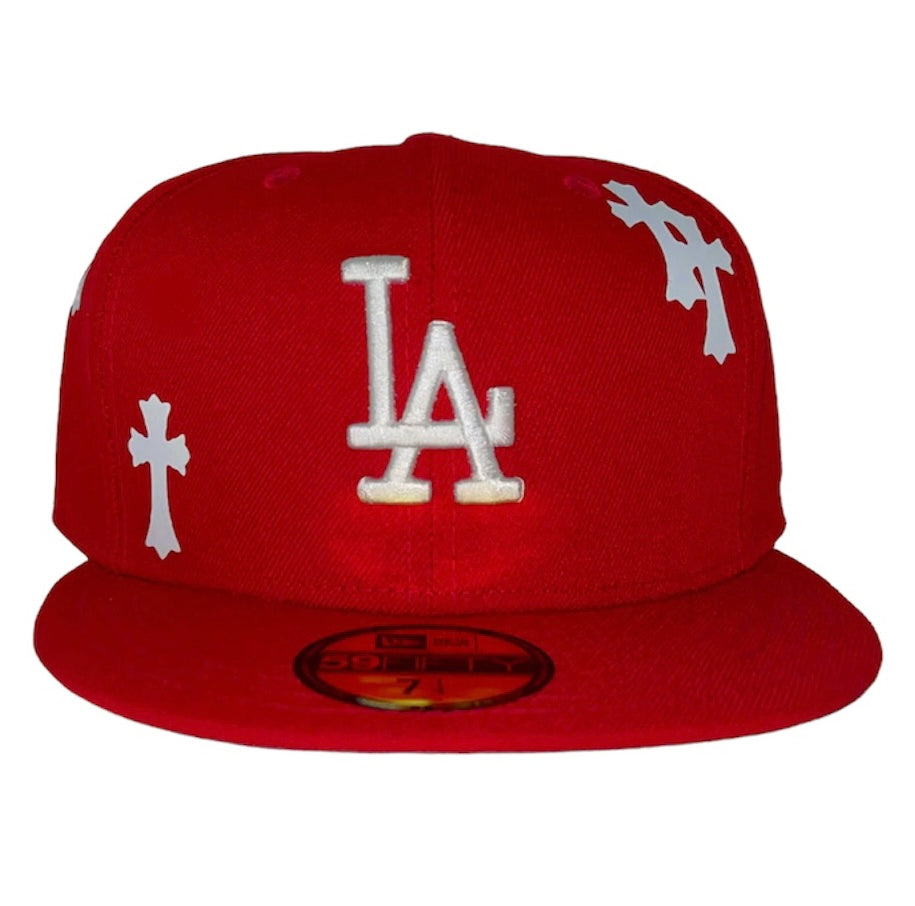 FC Exclusive Los Angeles Dodgers Red Chrome Hearts 59FIFTY