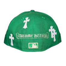 Load image into Gallery viewer, FC Exclusive Los Angeles Dodgers Green Chrome Hearts 59FIFTY
